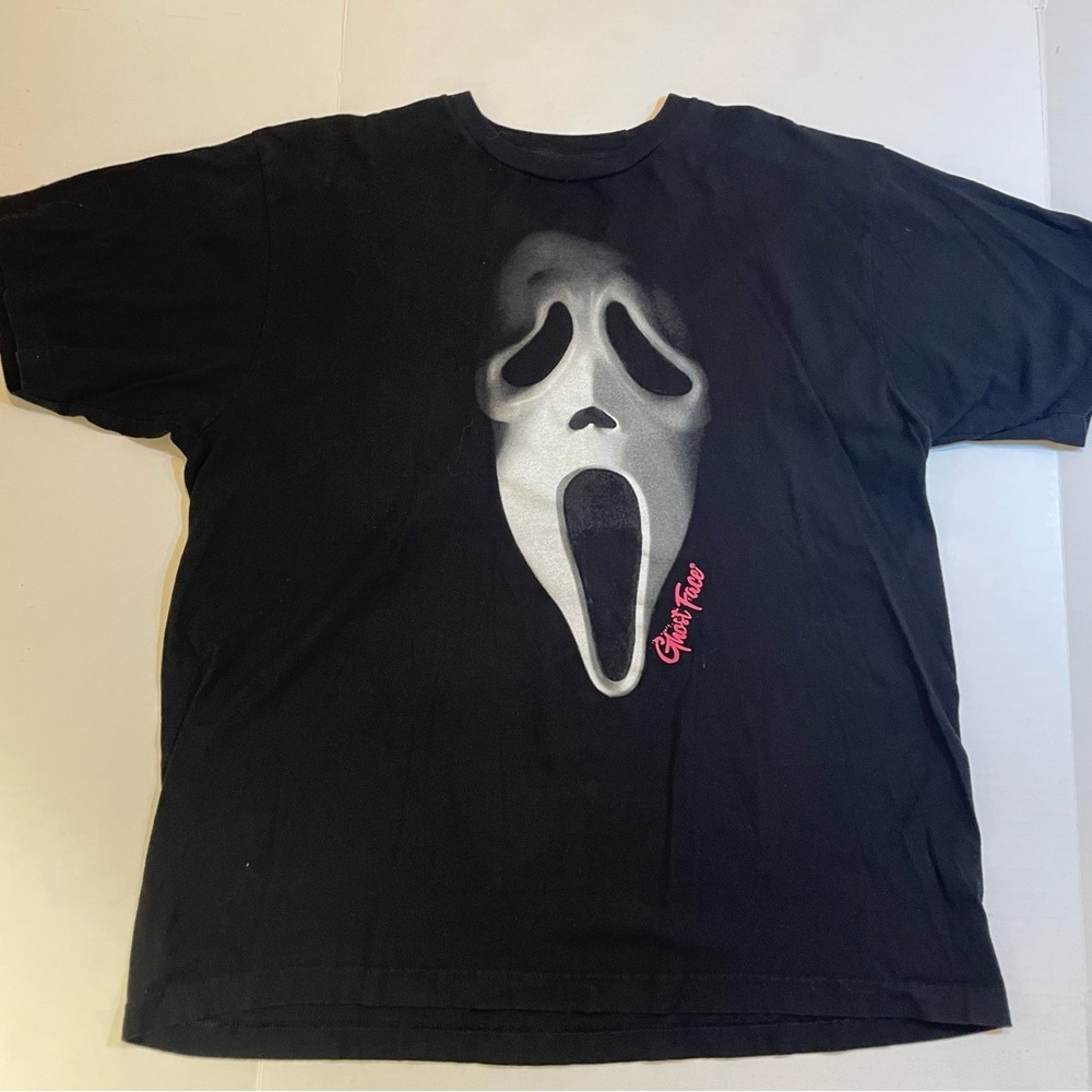 Scream Ghost Face T-Shirt Mens XL. Halloween Icons of Horror Movies. Pre-owned
